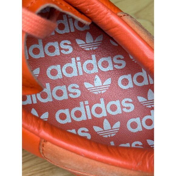 Adidas Originals Raf Simons x Stan Smith Sneakers Shoes‎ Triple Orange Mens 10.5 - Picture 11 of 11